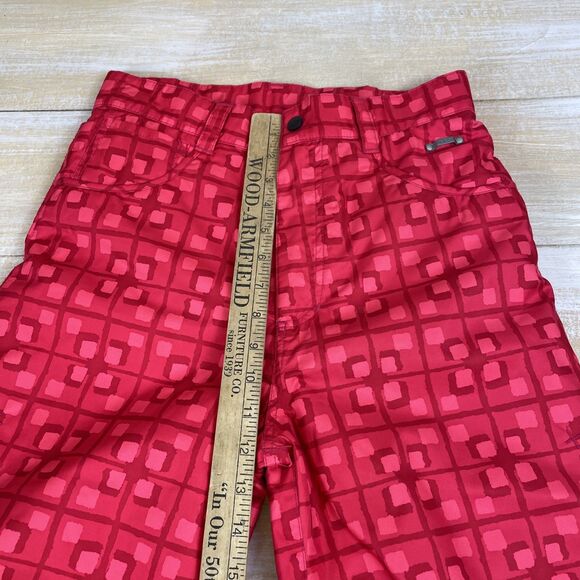 Spyder Snowboard Ski Snow Pants Girls Pink Print Size 18 - Picture 8 of 15